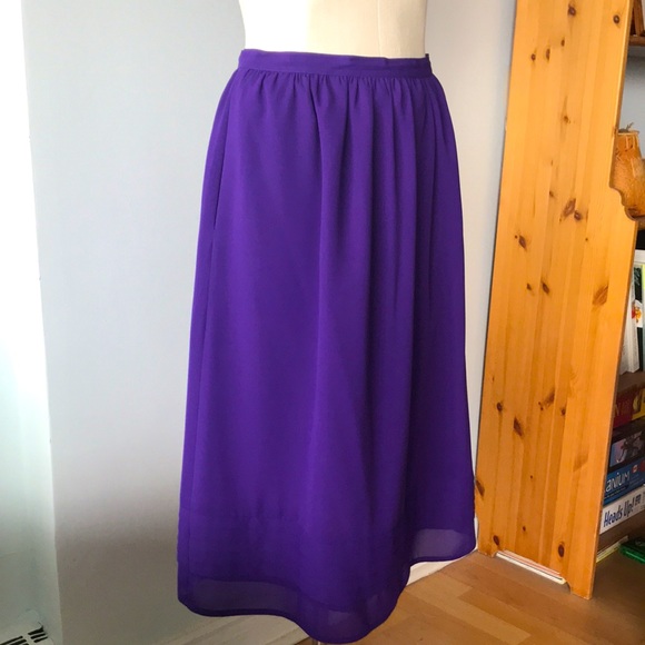 Pure Argenti Dresses & Skirts - Vintage purple sheer skirt